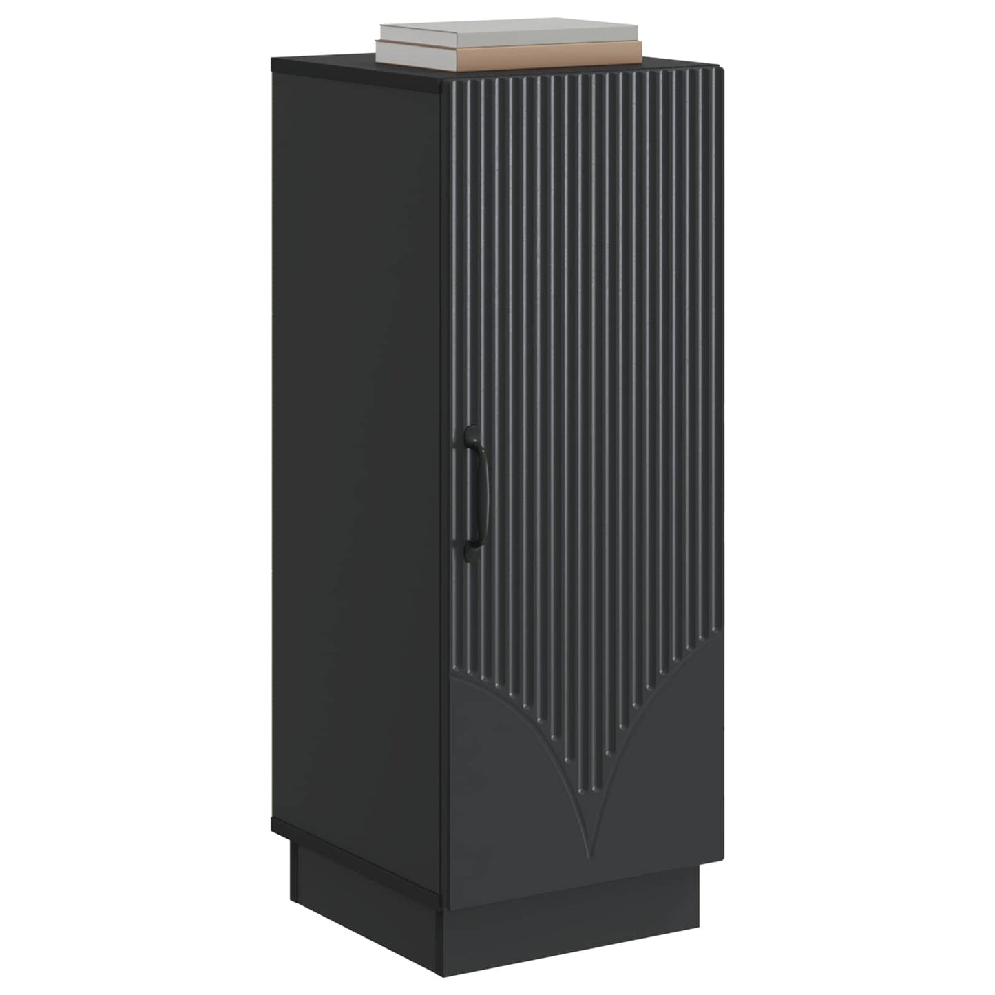 vidaXL Sideboard Black 33 x 34.5 x 87 cm Engineered Wood 3