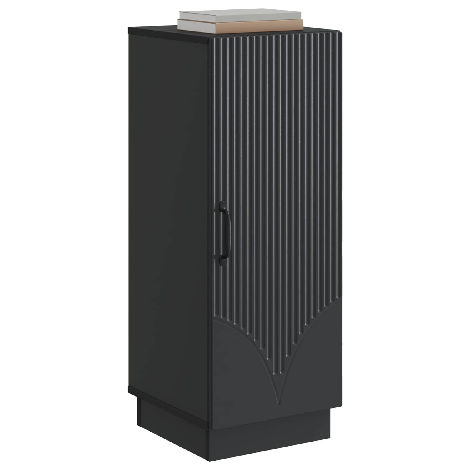 vidaXL Sideboard Black 33 x 34.5 x 87 cm Engineered Wood 3