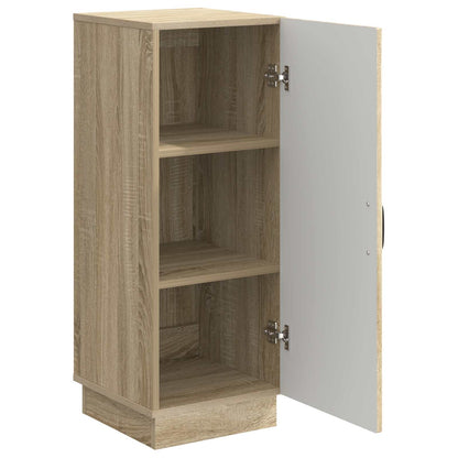 vidaXL Sideboard Sonoma Oak 33 x 34.5 x 87 cm Engineered Wood 5