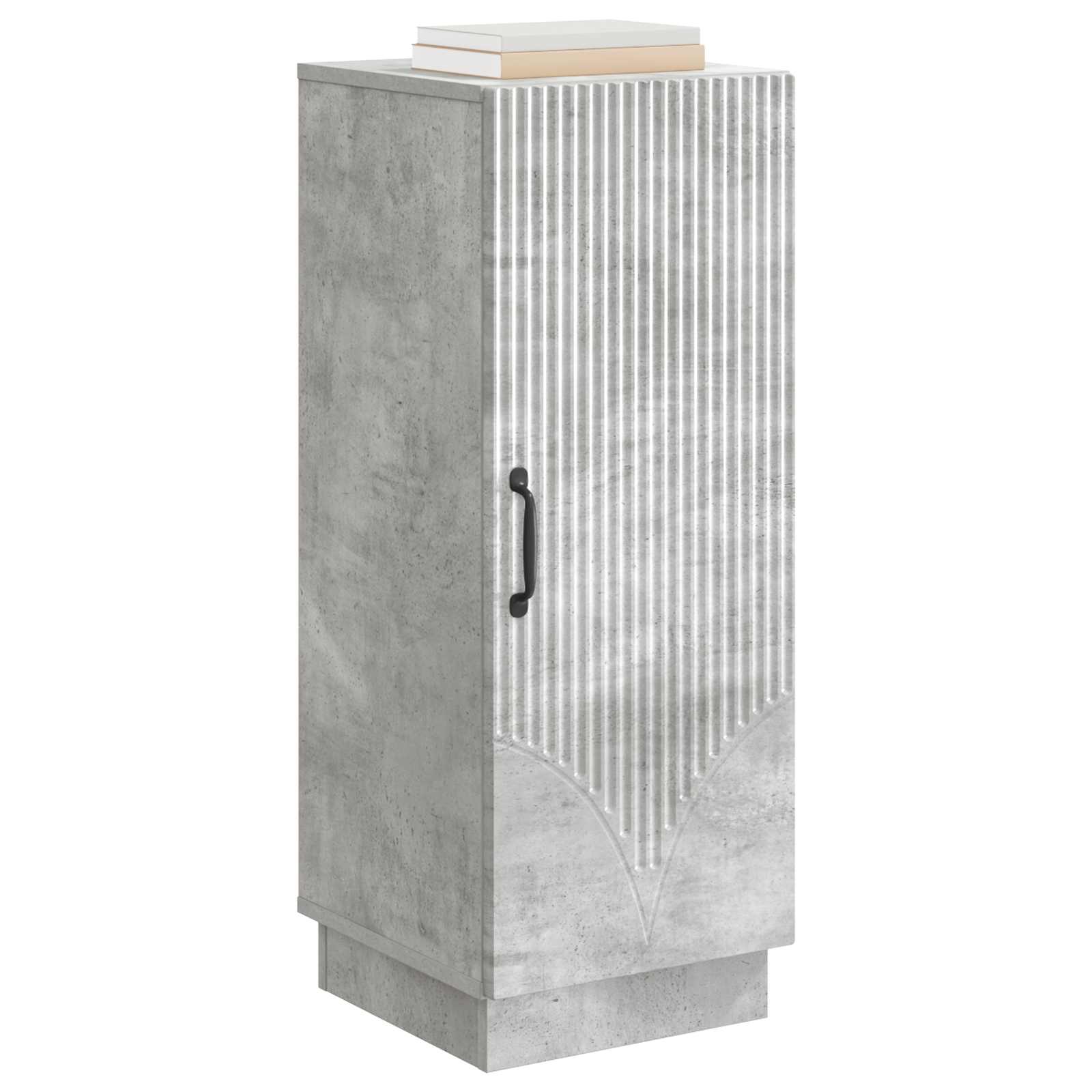 vidaXL Sideboard Concrete Grey 33 x 34.5 x 87 cm Engineered Wood 3