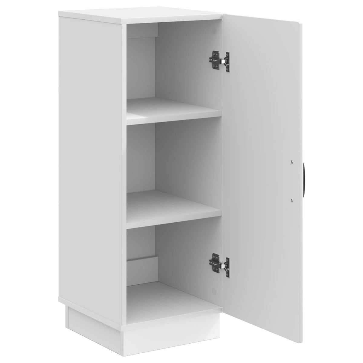 vidaXL Sideboard High Gloss White 33 x 34.5 x 87 cm Engineered Wood 5