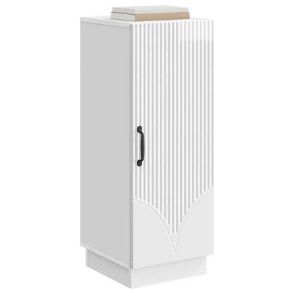 vidaXL Sideboard High Gloss White 33 x 34.5 x 87 cm Engineered Wood 3