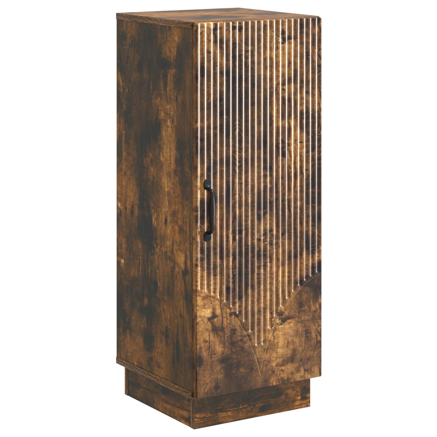 vidaXL Sideboard Smoked Oak 33 x 34.5 x 87 cm Engineered Wood 2