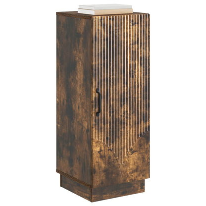 vidaXL Sideboard Smoked Oak 33 x 34.5 x 87 cm Engineered Wood 3