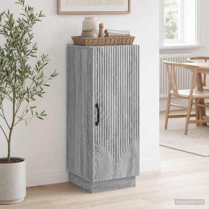 vidaXL Sideboard Grey Sonoma 33 x 34.5 x 87 cm Engineered Wood 1