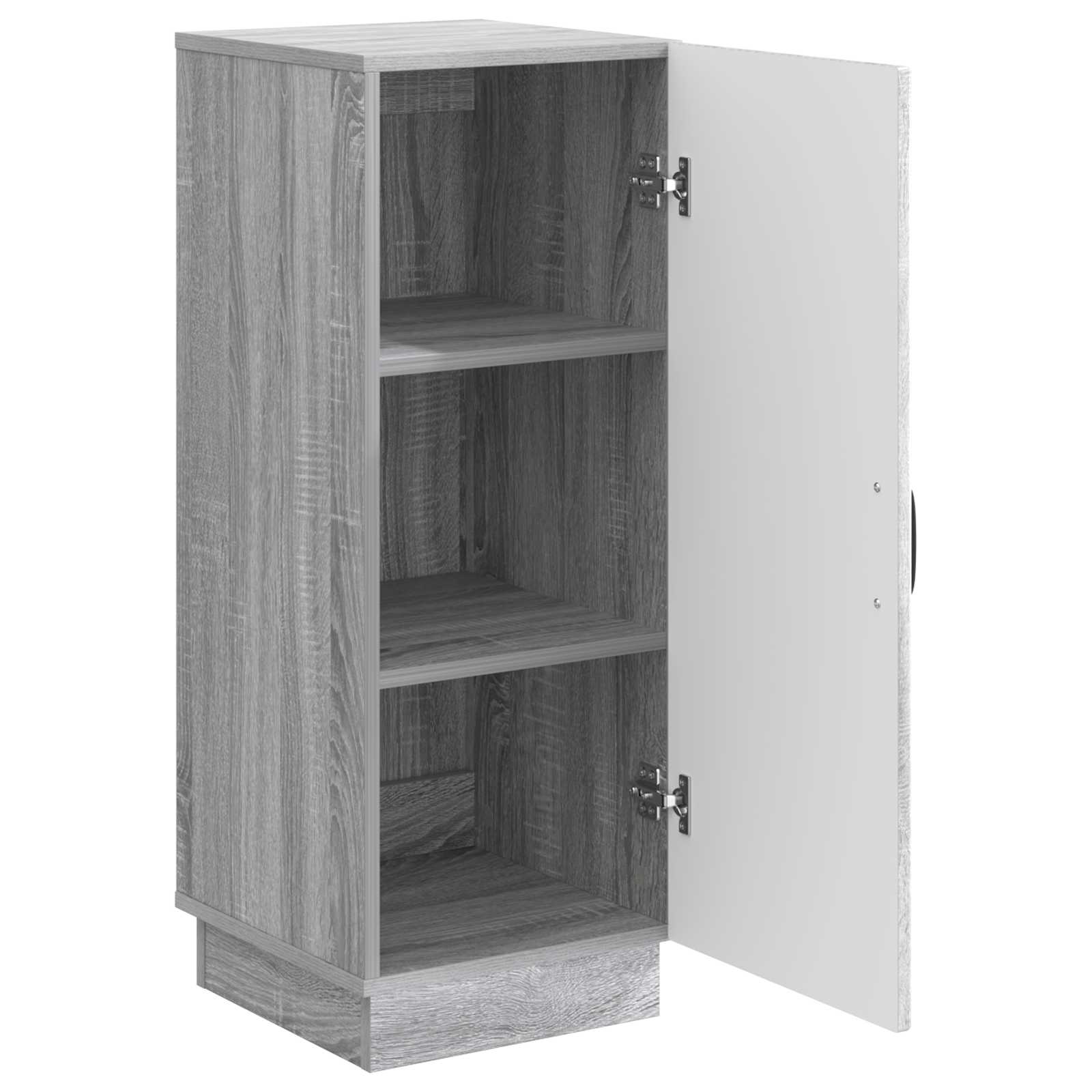 vidaXL Sideboard Grey Sonoma 33 x 34.5 x 87 cm Engineered Wood 5