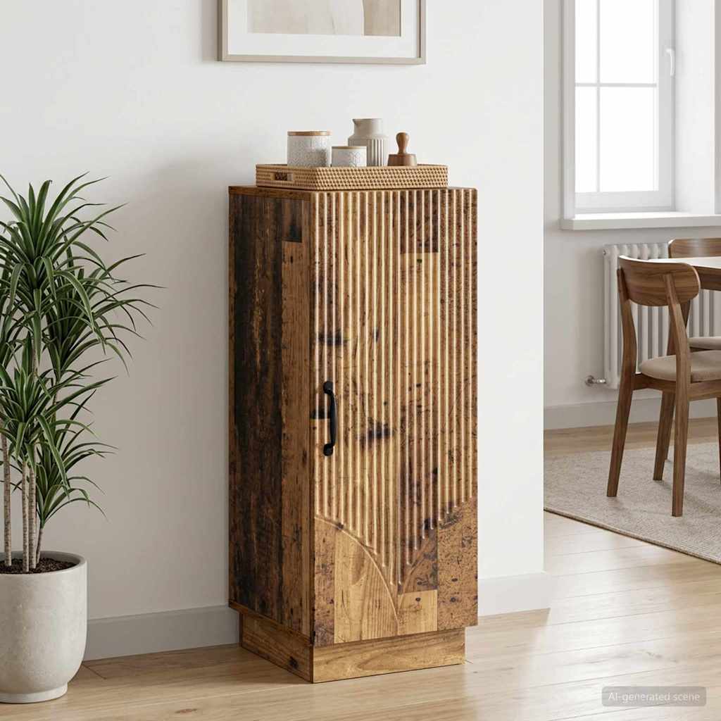vidaXL Sideboard Old Wood 33 x 34.5 x 87 cm Engineered Wood 1
