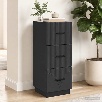 vidaXL Drawer Cabinet 33 x 34.5 x 87 cm Engineered Wood