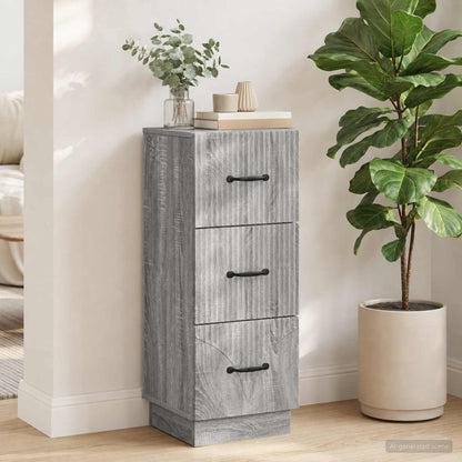 vidaXL Drawer Cabinet 33 x 34.5 x 87 cm Engineered Wood