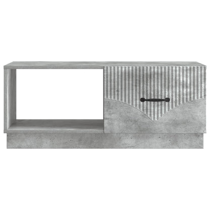 vidaXL Coffee Table Concrete Grey 90 x 50 x 37 cm Engineered Wood 5