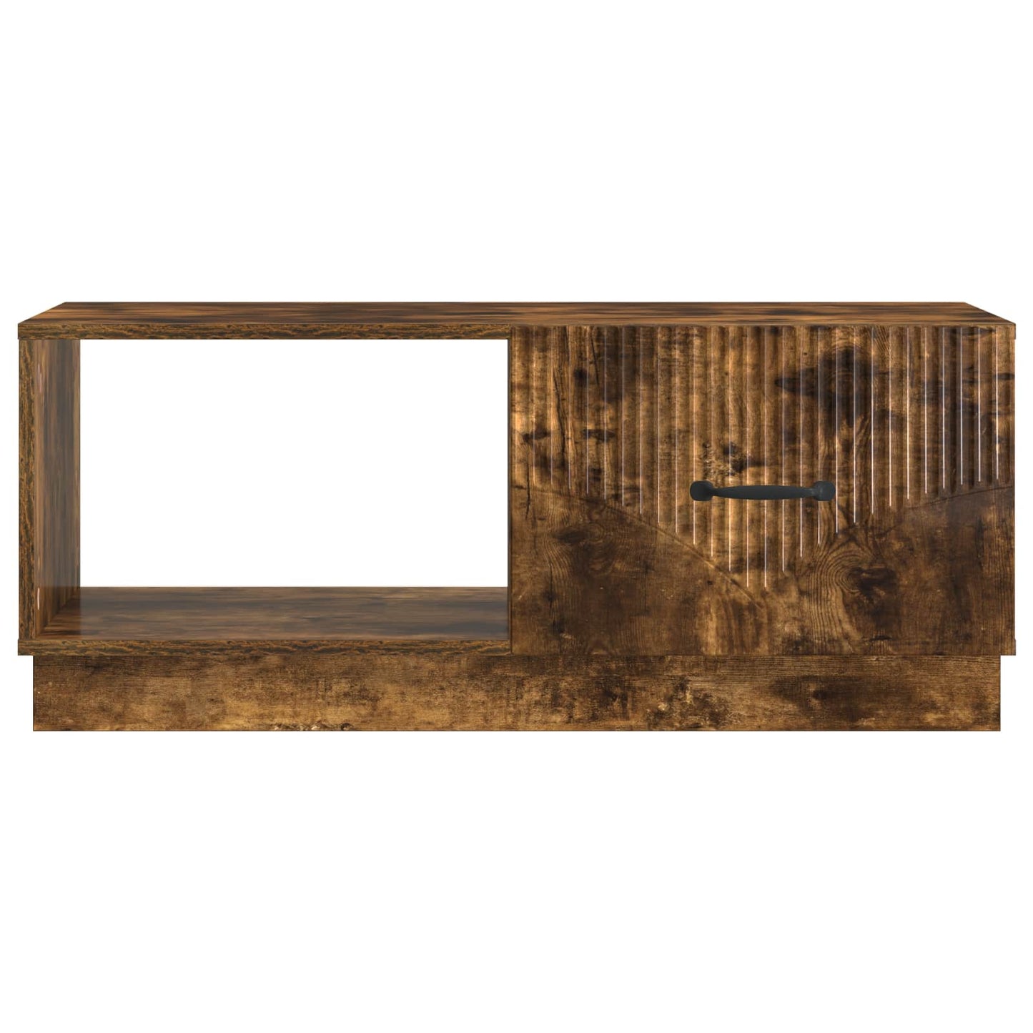 vidaXL Coffee Table Smoked Oak 90 x 50 x 37 cm Engineered Wood 5