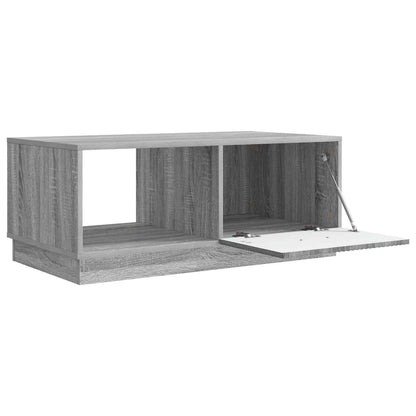 vidaXL Coffee Table Grey Sonoma 90 x 50 x 37 cm Engineered Wood 4