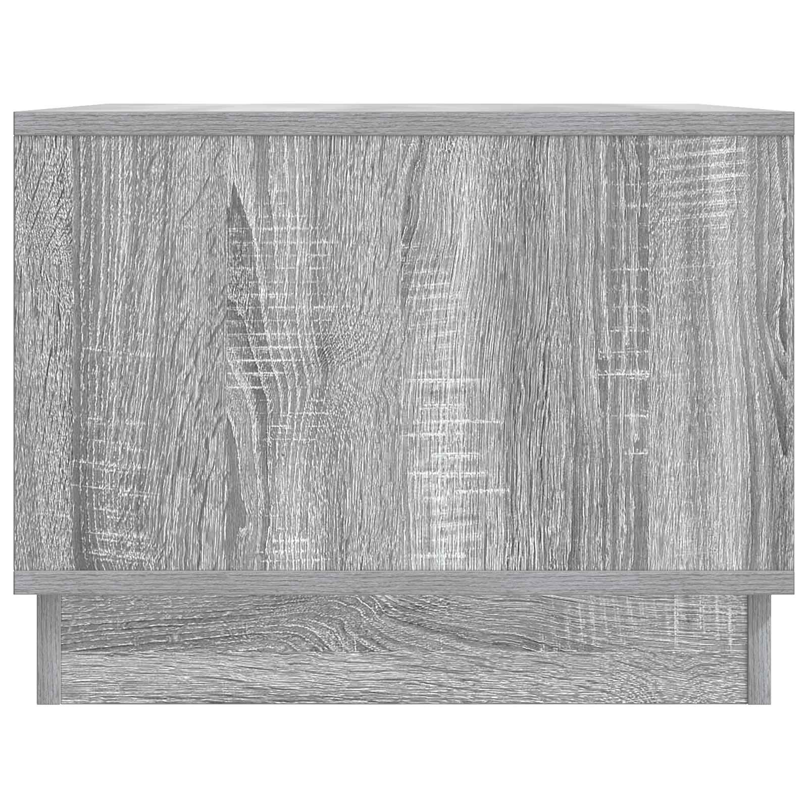 vidaXL Coffee Table Grey Sonoma 90 x 50 x 37 cm Engineered Wood 6
