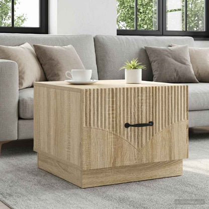 vidaXL Coffee Table Sonoma Oak 49 x 50 x 37 cm Engineered Wood 1