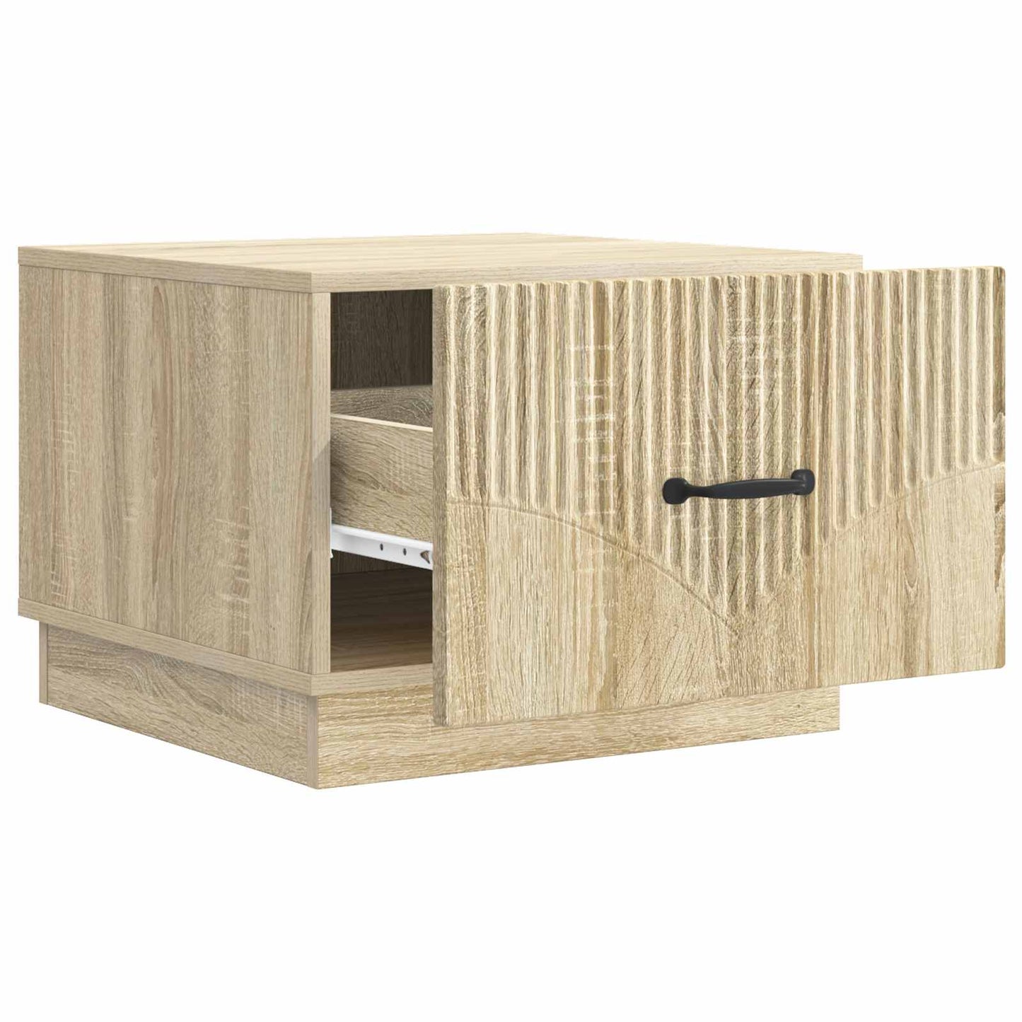 vidaXL Coffee Table Sonoma Oak 49 x 50 x 37 cm Engineered Wood 4