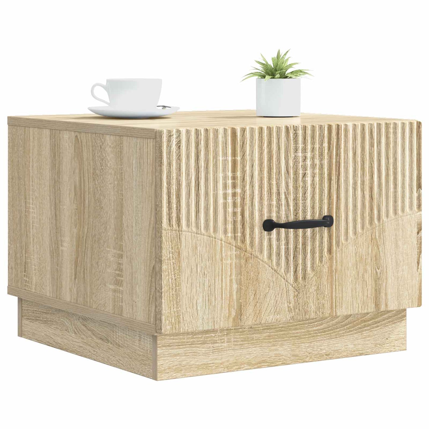vidaXL Coffee Table Sonoma Oak 49 x 50 x 37 cm Engineered Wood 3