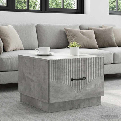 vidaXL Coffee Table Concrete Grey 49 x 50 x 37 cm Engineered Wood 1