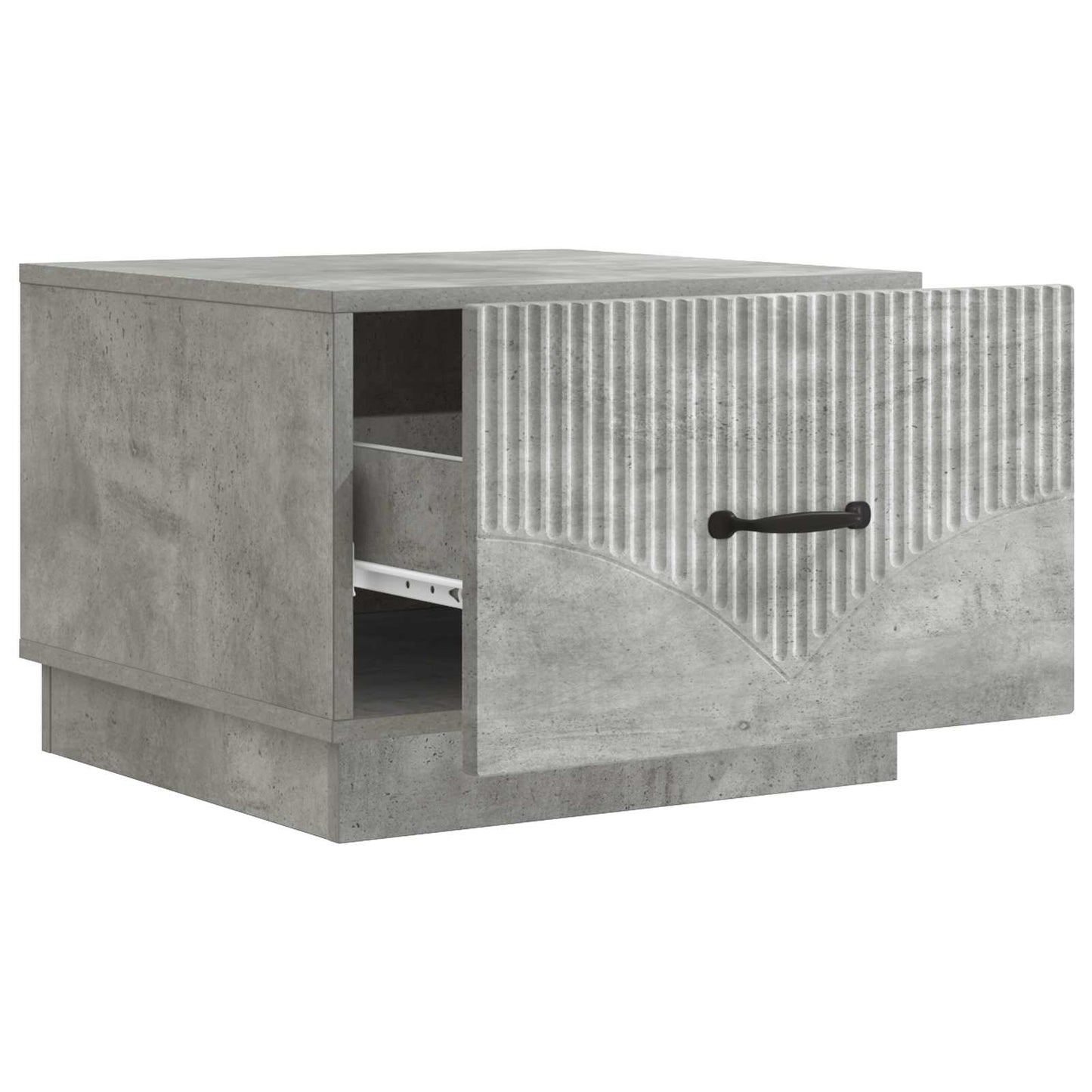 vidaXL Coffee Table Concrete Grey 49 x 50 x 37 cm Engineered Wood 4