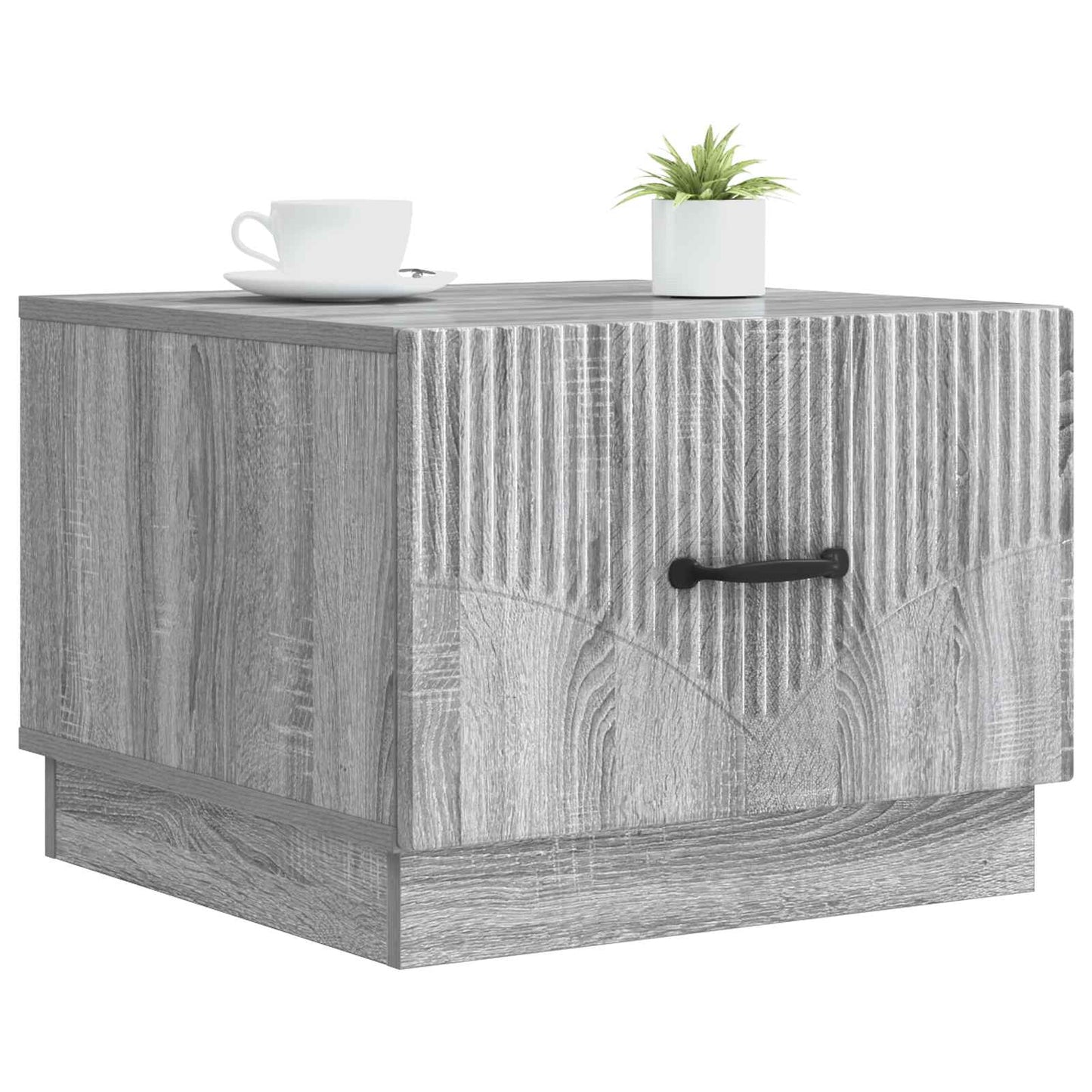 vidaXL Coffee Table Grey Sonoma 49 x 50 x 37 cm Engineered Wood 3