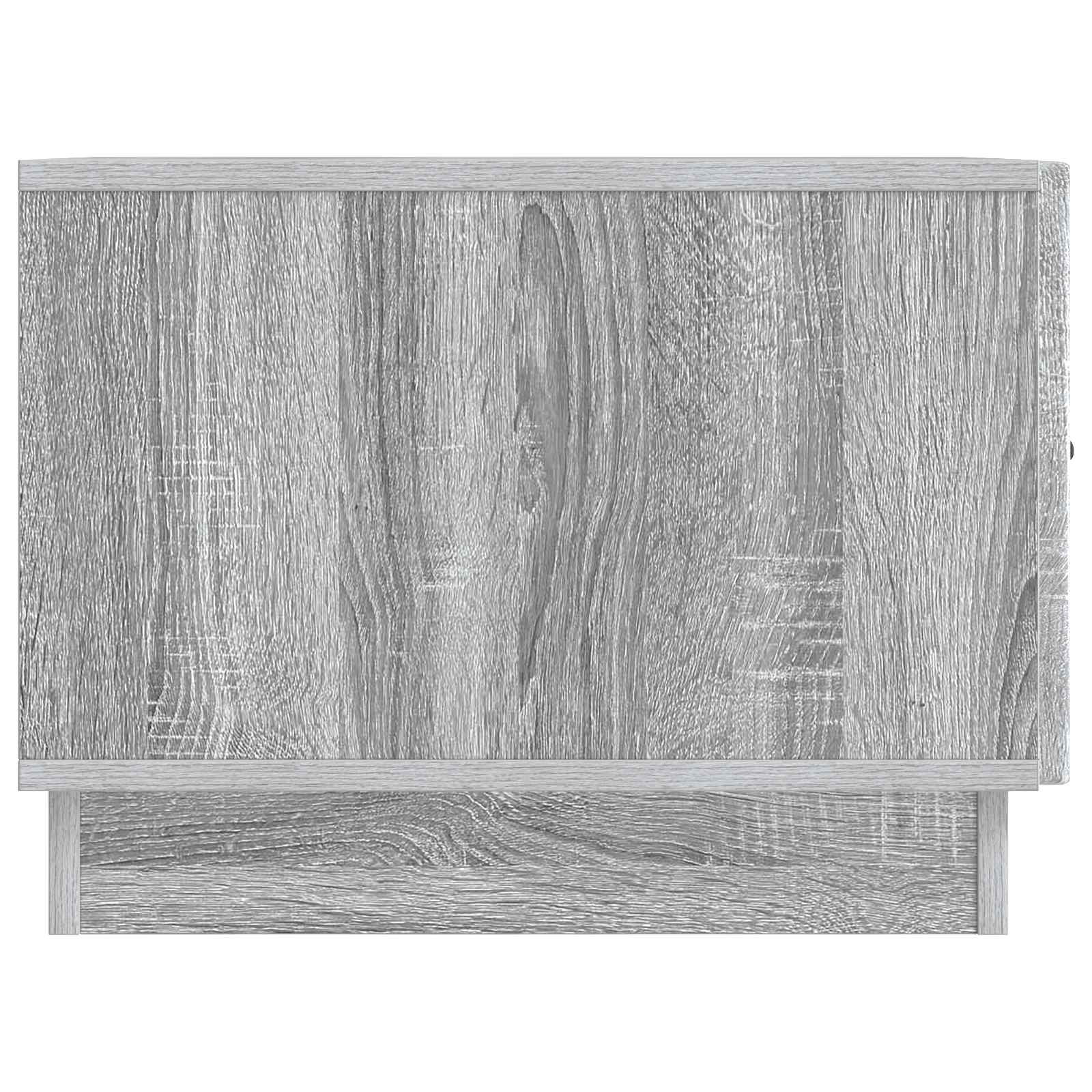 vidaXL Coffee Table Grey Sonoma 49 x 50 x 37 cm Engineered Wood 6