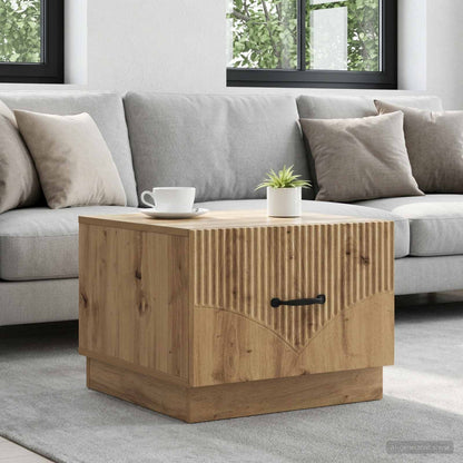 vidaXL Coffee Table Artisan Oak 49 x 50 x 37 cm Engineered Wood 1