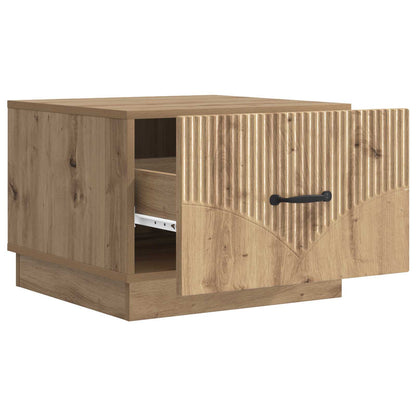 vidaXL Coffee Table Artisan Oak 49 x 50 x 37 cm Engineered Wood 4
