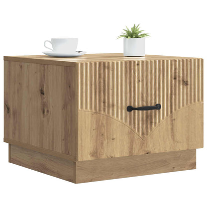vidaXL Coffee Table Artisan Oak 49 x 50 x 37 cm Engineered Wood 3