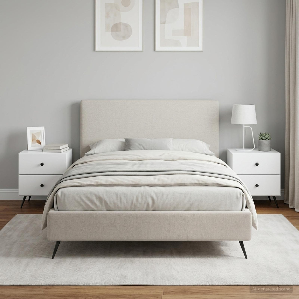 vidaXL Bedside Cabinet 43 x 34.5 x 47.5 cm