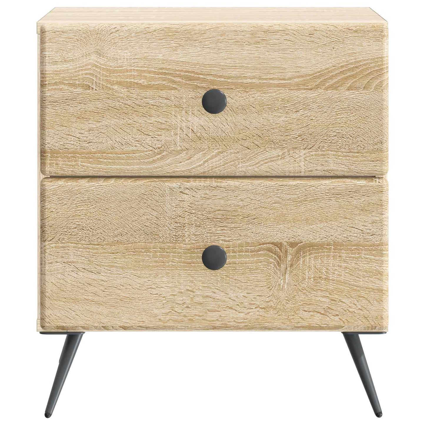 vidaXL Bedside Cabinet Sonoma Oak 43 x 34.5 x 47.5 cm Engineered Wood 5