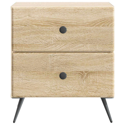 vidaXL Bedside Cabinet Sonoma Oak 43 x 34.5 x 47.5 cm Engineered Wood 5
