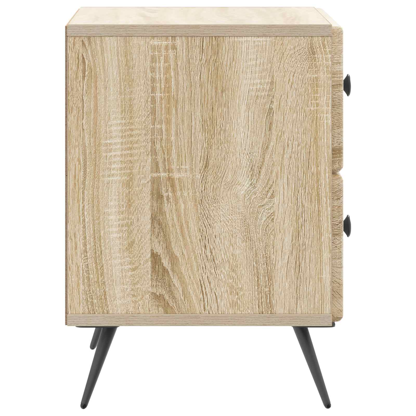 vidaXL Bedside Cabinet Sonoma Oak 43 x 34.5 x 47.5 cm Engineered Wood 6