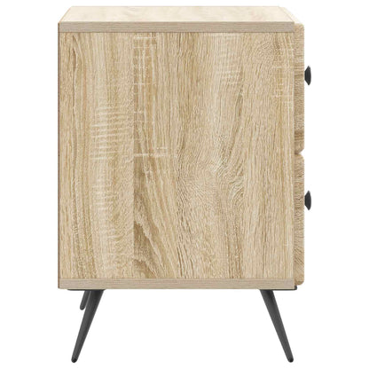 vidaXL Bedside Cabinet Sonoma Oak 43 x 34.5 x 47.5 cm Engineered Wood 6
