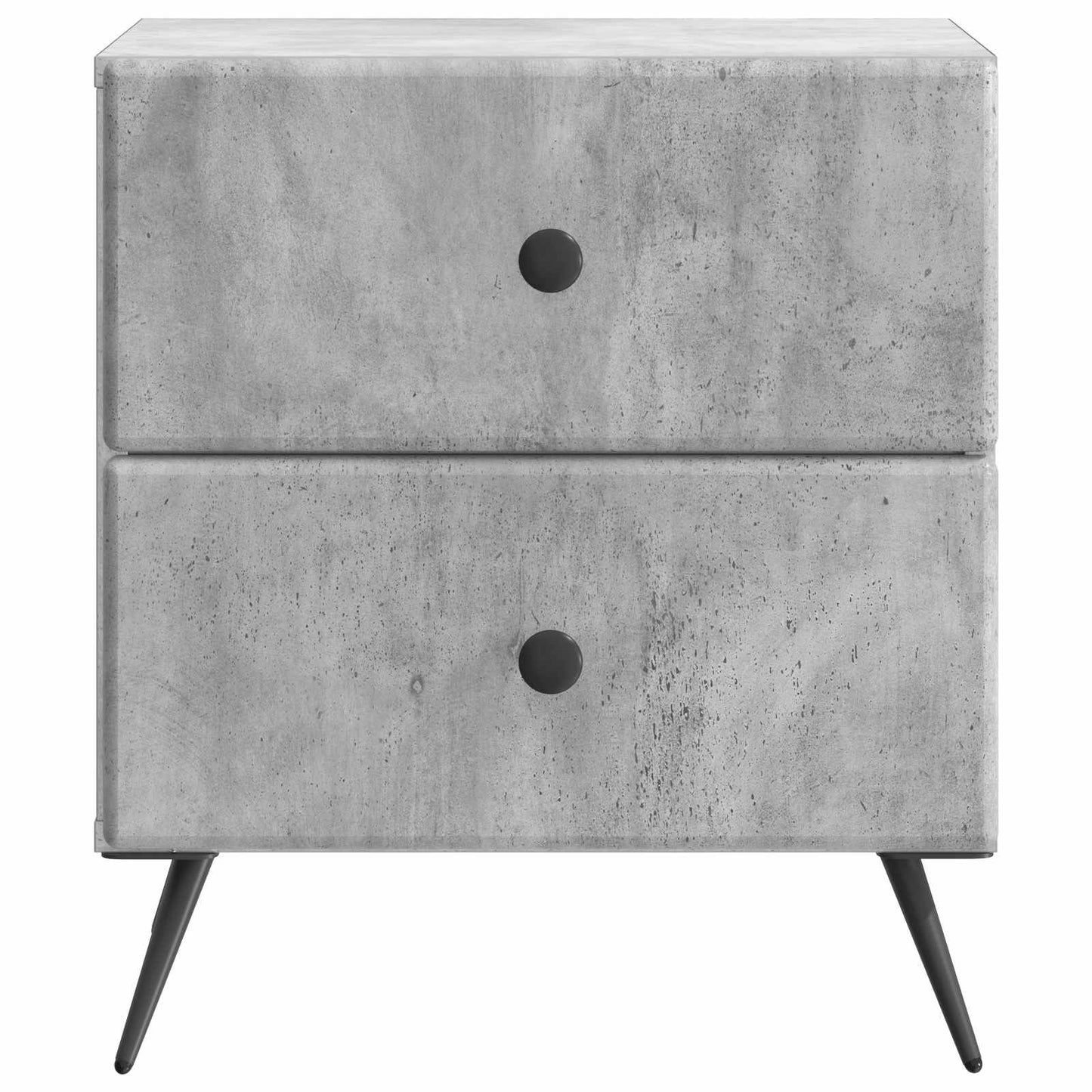 vidaXL Bedside Cabinet Concrete Grey 43 x 34.5 x 47.5 cm 5