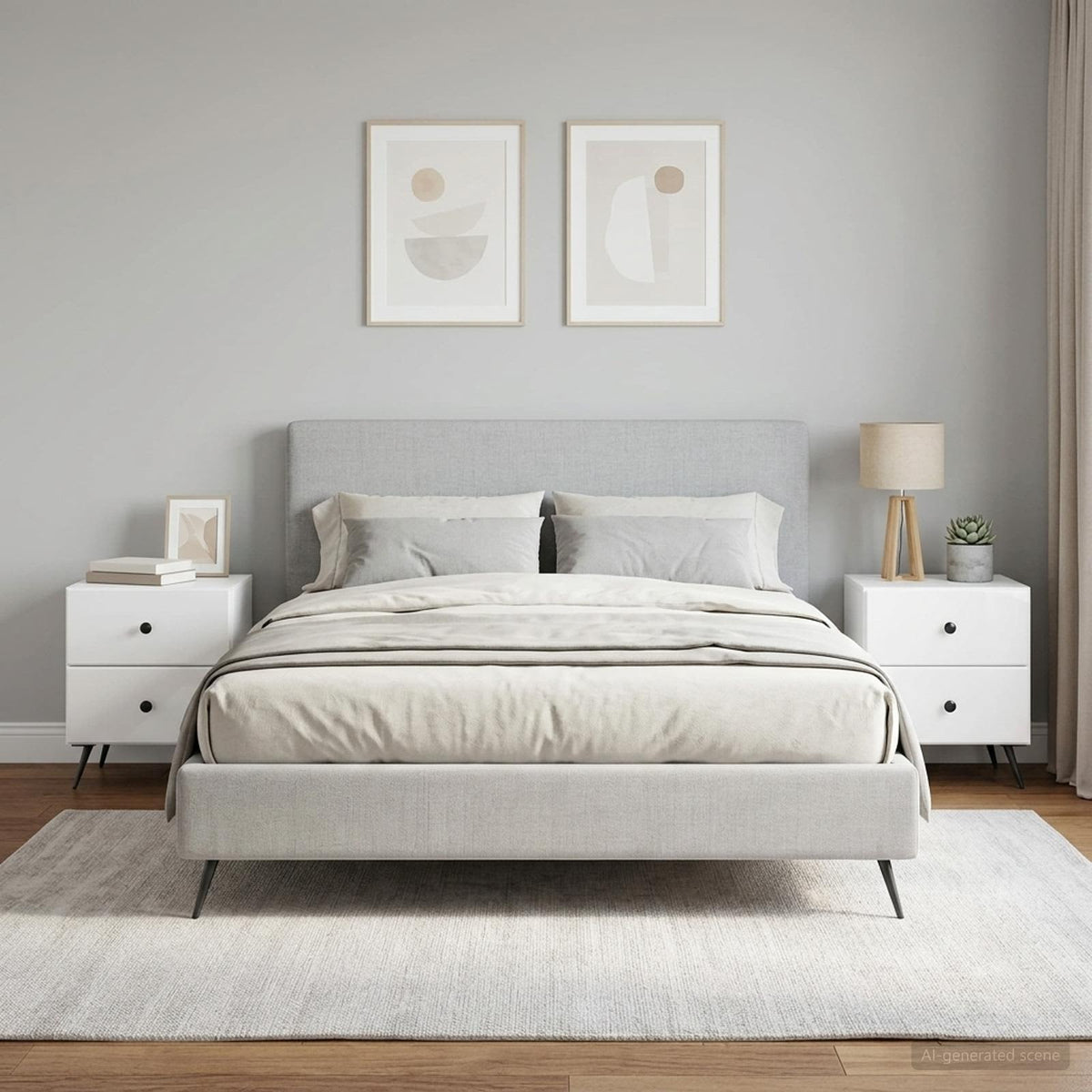 vidaXL Bedside Cabinet 43 x 34.5 x 47.5 cm