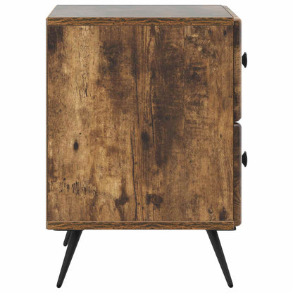 vidaXL Bedside Cabinet Smoked Oak 43 x 34.5 x 47.5 cm Engineered Wood 6
