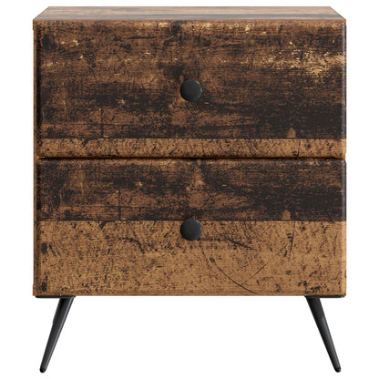 vidaXL Bedside Cabinet Old Wood 43 x 34.5 x 47.5 cm Engineered Wood 5