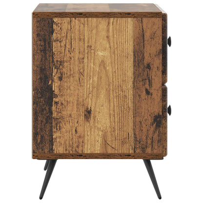 vidaXL Bedside Cabinet Old Wood 43 x 34.5 x 47.5 cm Engineered Wood 6