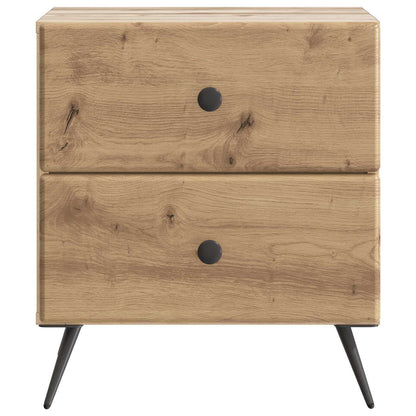 vidaXL Bedside Cabinet Artisan Oak 43 x 34.5 x 47.5 cm Engineered Wood 5