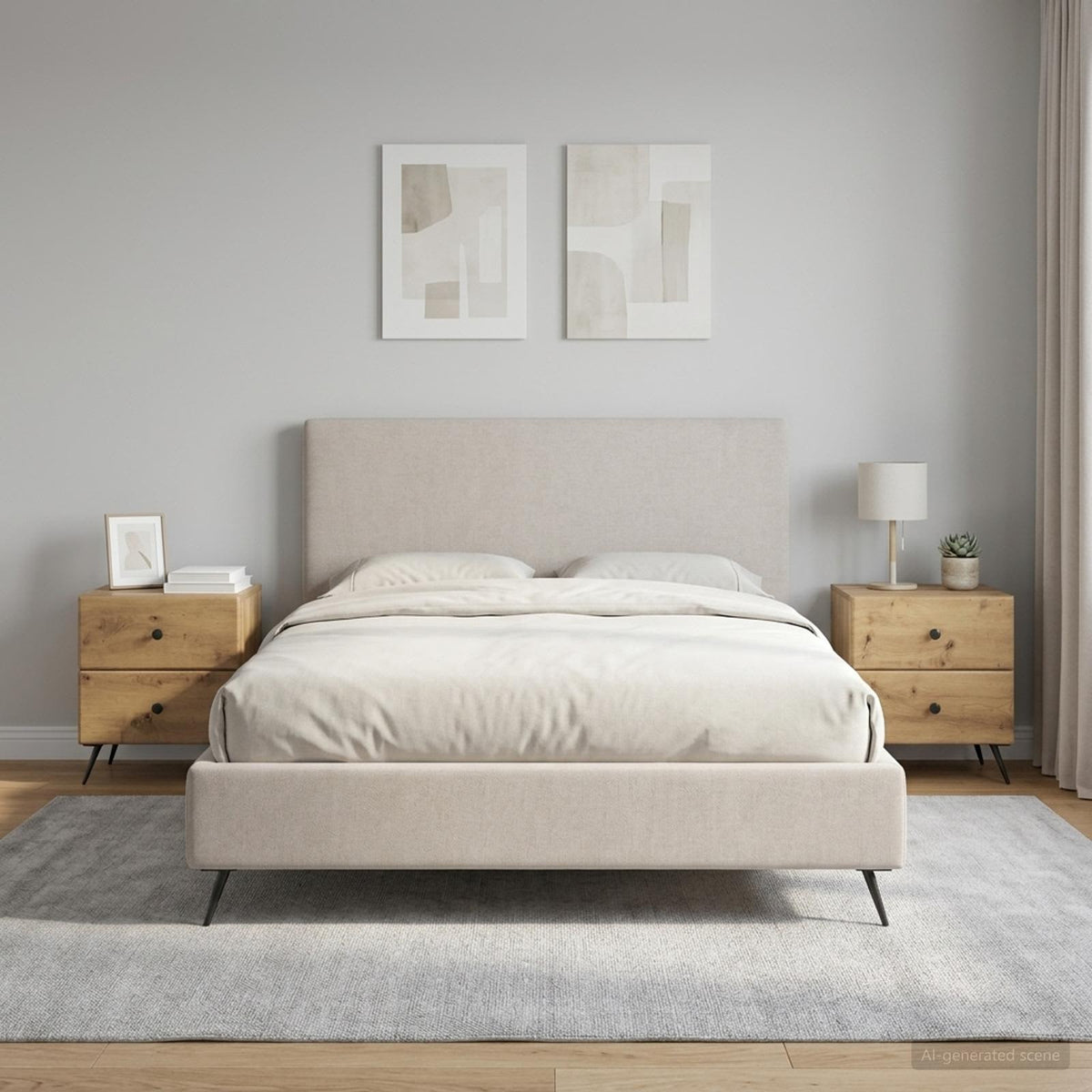 vidaXL Bedside Cabinet 43 x 34.5 x 47.5 cm