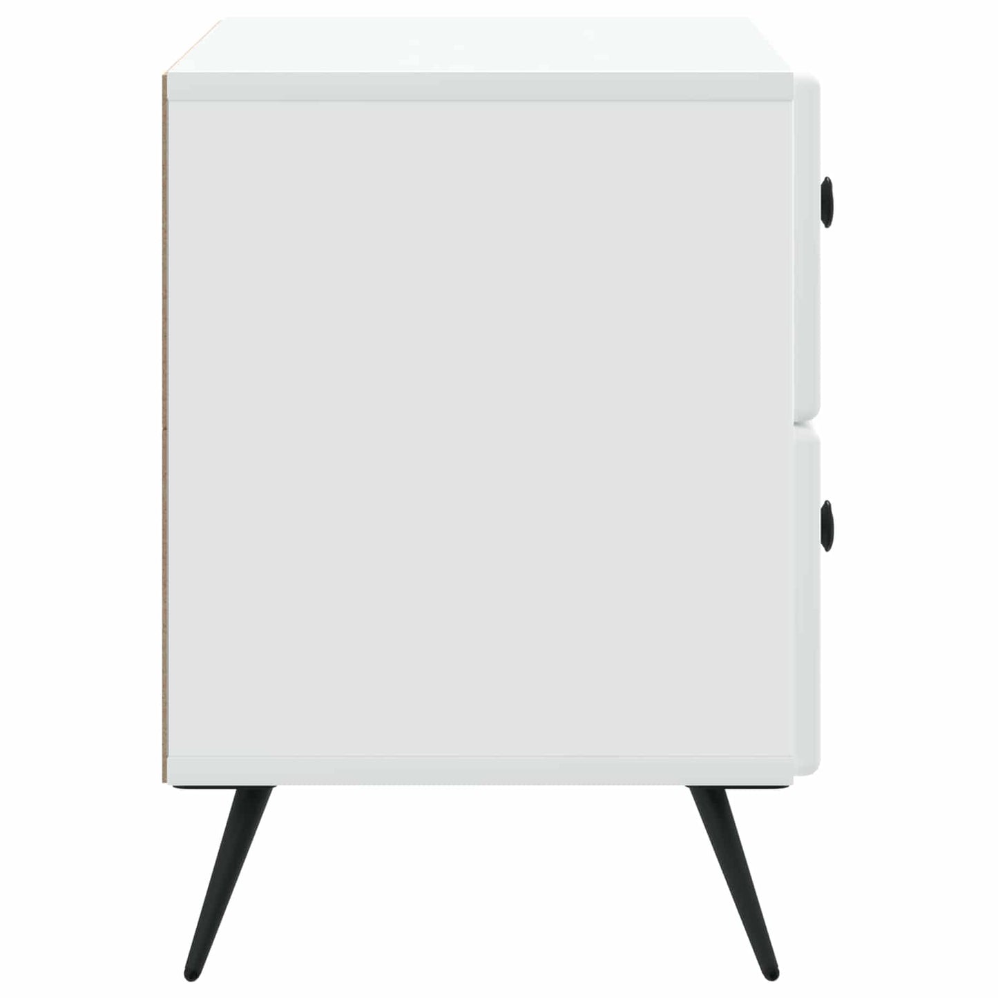 vidaXL Bedside Cabinet White 62 x 34.5 x 47.5 cm Engineered Wood 6