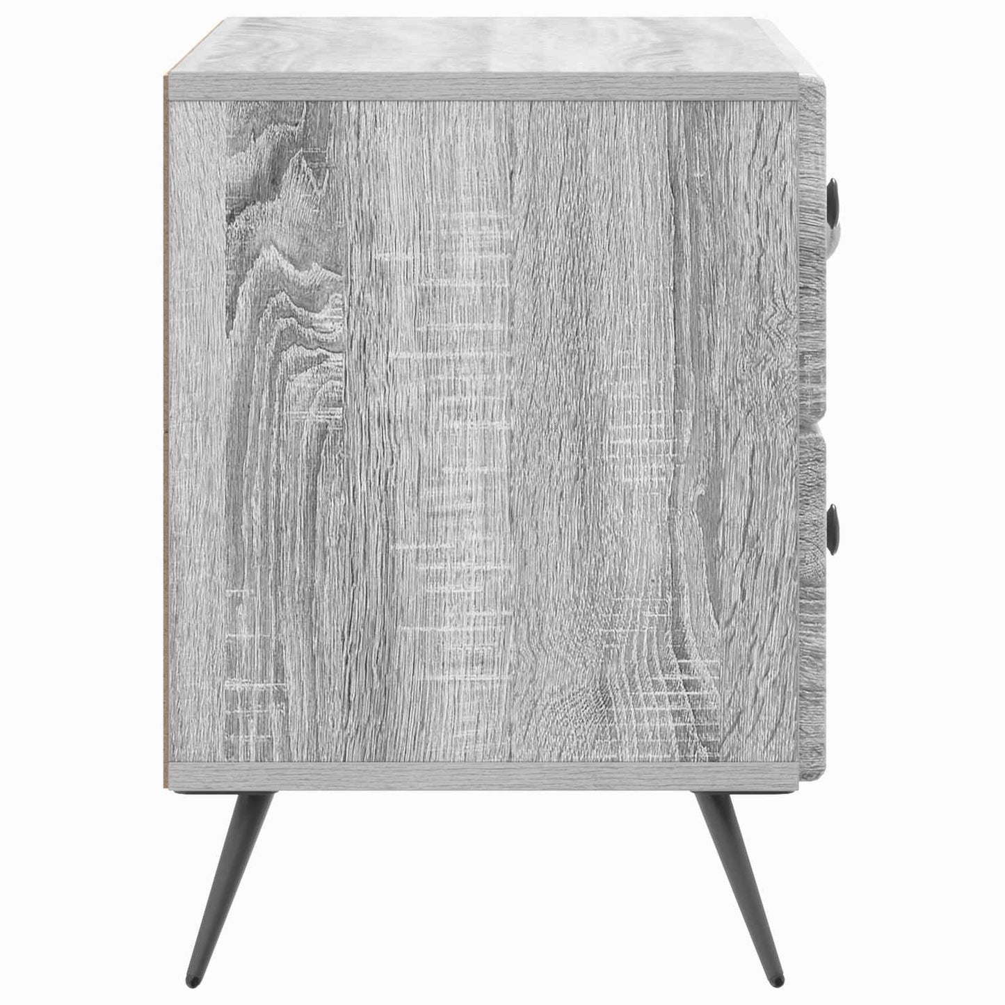 vidaXL Bedside Cabinet Grey Sonoma 62 x 34.5 x 47.5 cm Engineered Wood 6