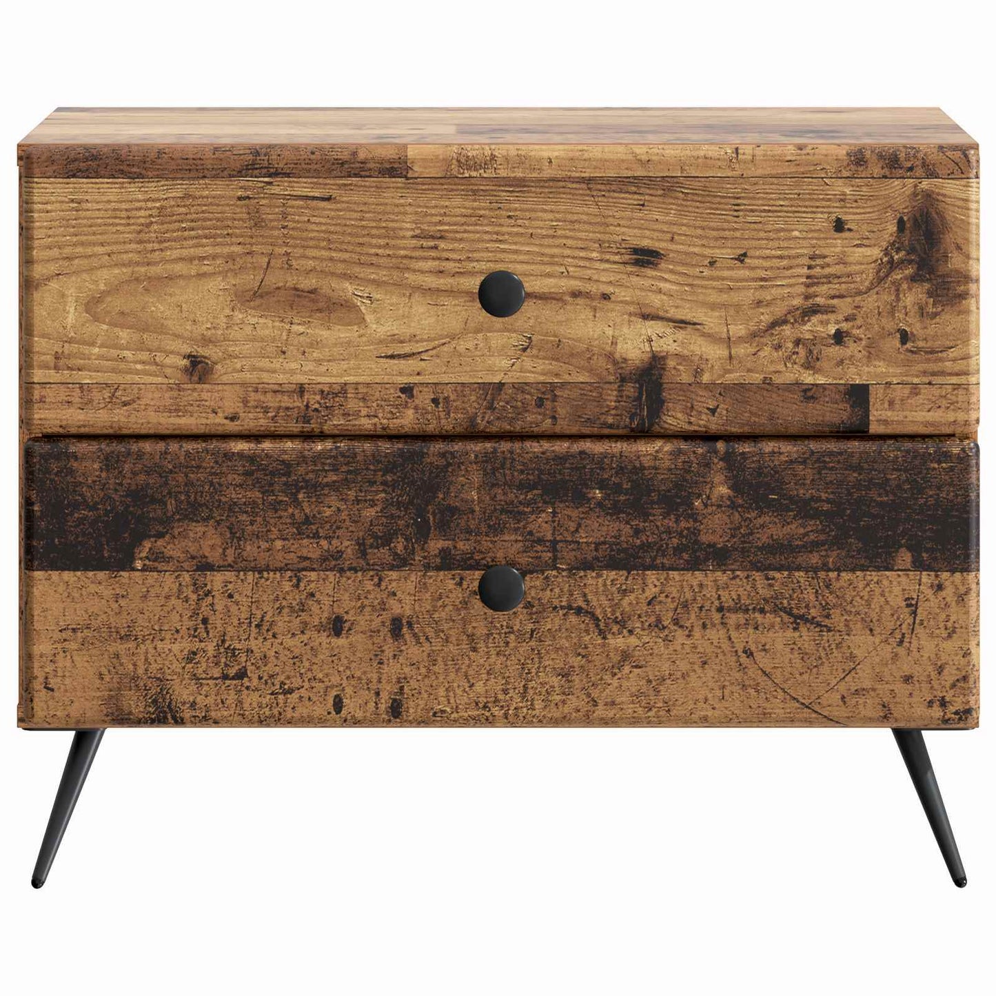 vidaXL Bedside Cabinet Old Wood 62 x 34.5 x 47.5 cm Engineered Wood 5