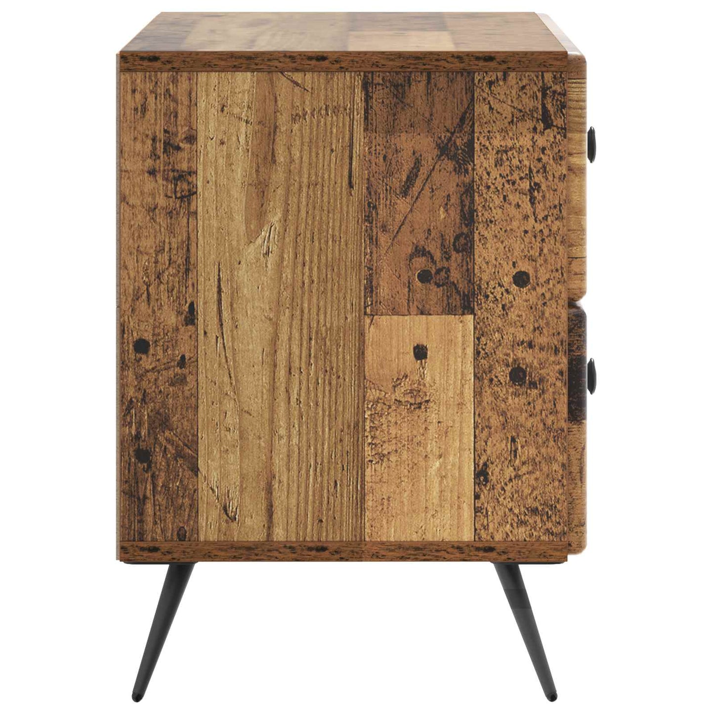 vidaXL Bedside Cabinet Old Wood 62 x 34.5 x 47.5 cm Engineered Wood 6