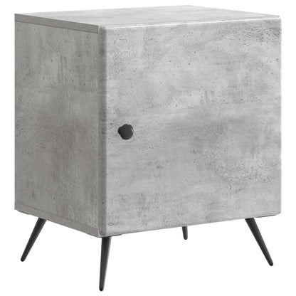 vidaXL Bedside Cabinet Concrete Grey 43 x 34.5 x 50 cm Engineered Wood 2