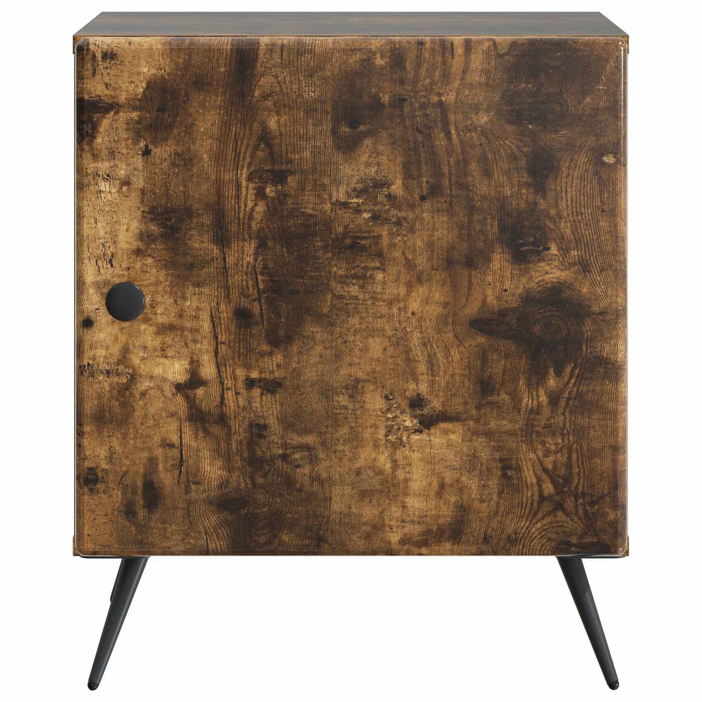 vidaXL Bedside Cabinet Smoked Oak 43 x 34.5 x 50 cm Engineered Wood 5