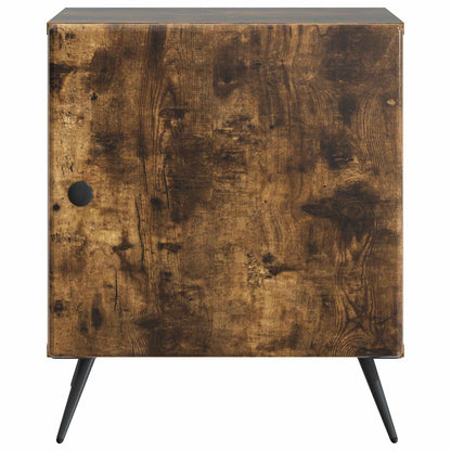vidaXL Bedside Cabinet Smoked Oak 43 x 34.5 x 50 cm Engineered Wood 5