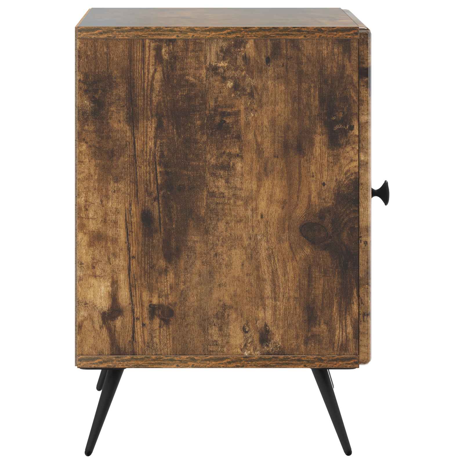 vidaXL Bedside Cabinet Smoked Oak 43 x 34.5 x 50 cm Engineered Wood 6