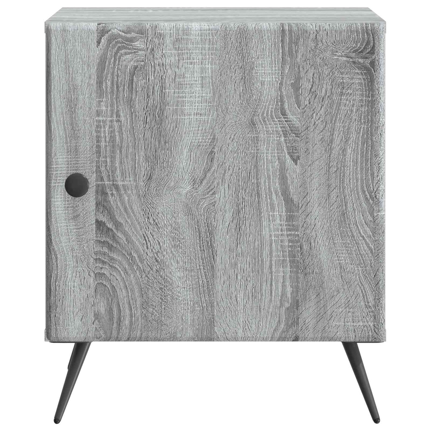 vidaXL Bedside Cabinet Grey Sonoma 43 x 34.5 x 50 cm Engineered Wood 5