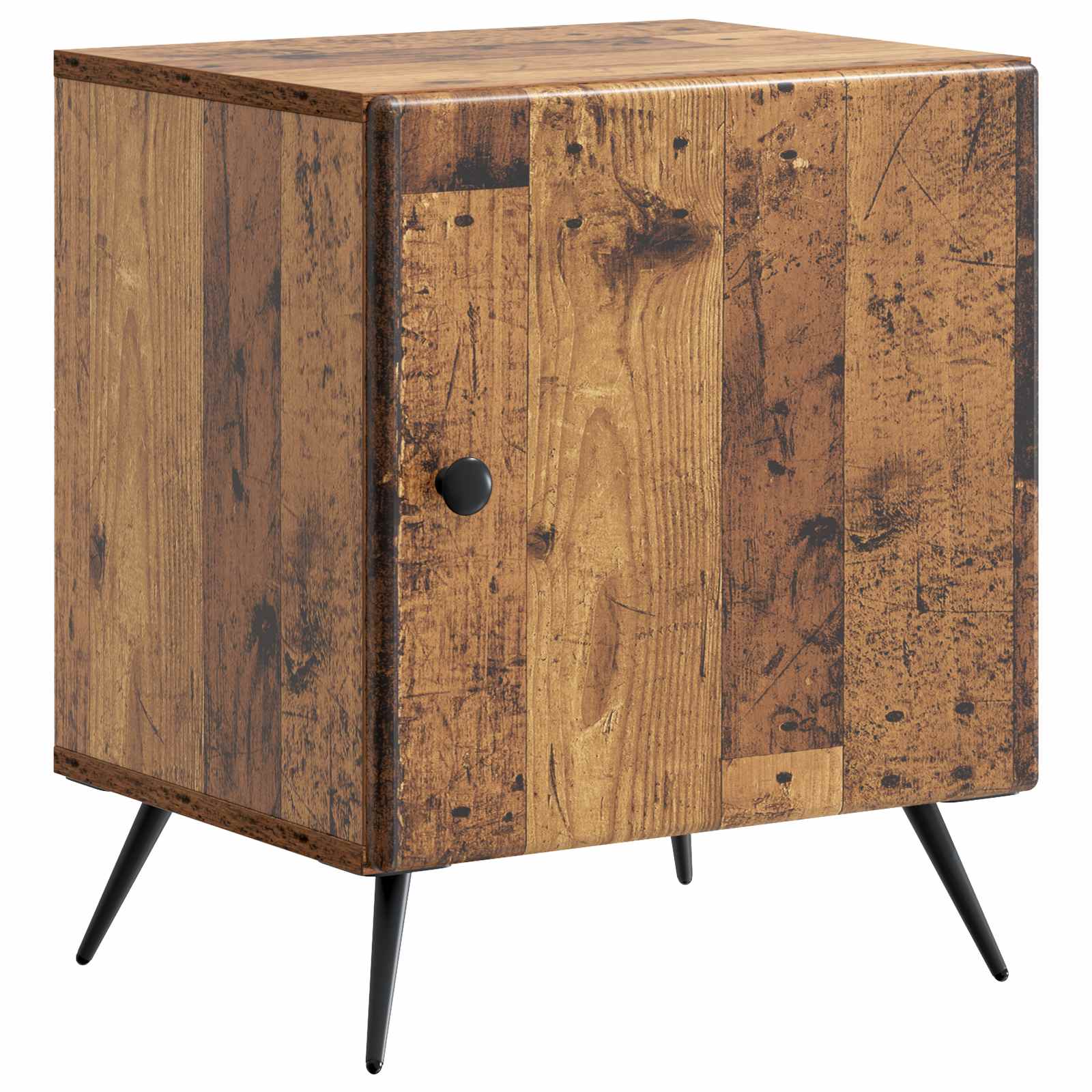 vidaXL Bedside Cabinet Old Wood 43 x 34.5 x 50 cm Engineered Wood 2