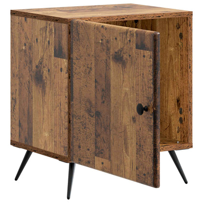vidaXL Bedside Cabinet Old Wood 43 x 34.5 x 50 cm Engineered Wood 4